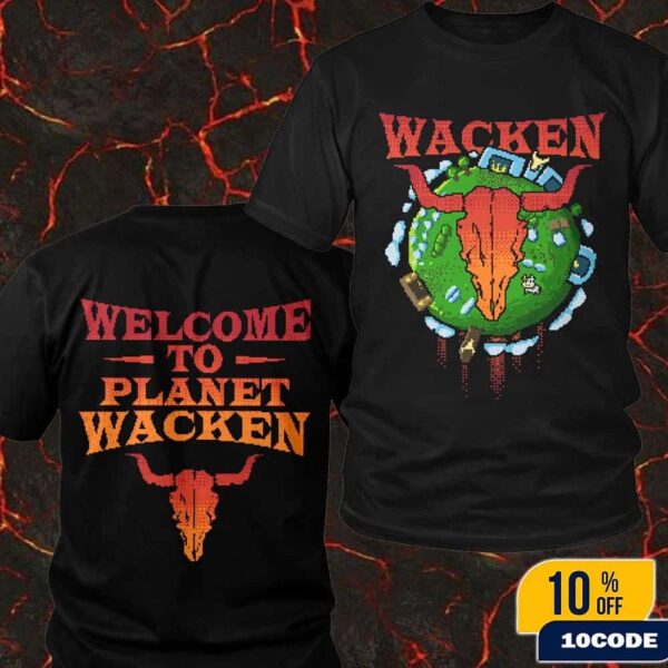 Wacken 2025 WOA Tiny Planet 2025 Tee Merchandises Fan Gifts Classic Two Sides T-Shirt