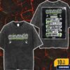 Wu-Tang Clan Raekwon and Mobb Deep North American Tour 2025 Celebrating 30 Years of Only Built 4 Cuban Linx Date List Wash Two Sides T-Shirt
