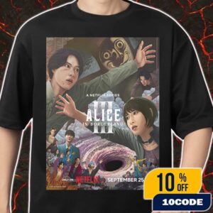 With Usagi Missing Arisu Must Return To Borderland With New Players Re-enter On September 25 2025 Alice In Borderland Season 3 Potrait Poster Movie Netflix Merch Unisex T-Shirt