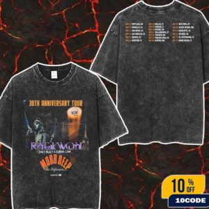 Wu-Tang Clan Raekwon and Mobb Deep North American Tour 2025 Celebrating 30 Years of Only Built 4 Cuban Linx Date List Wash Two Sides T-Shirt