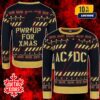 Alice Cooper Santa Claus Is Coming To Town Ugly Christmas Sweater Rock Music Holiday Jumper