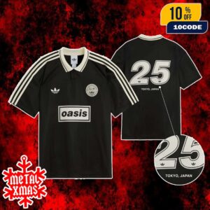 Adidas Originals x Oasis Live ’25 Japan Exclusive Polo Number 25 T-Shirt 2025 World Tour New Merch Arrivals
