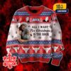 Whiskey Bent And Hell Bound Hank Williams Jr Ugly Christmas Sweater Holiday Gift