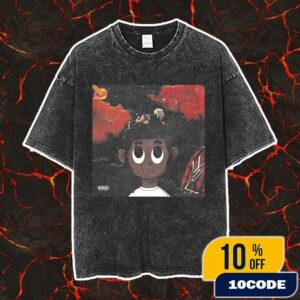 ApolloRed1 New Album ApolloRed1 vs The World Official Cover Art Parental Advisory Explicit Content Vintage Washed Unisex T-Shirt