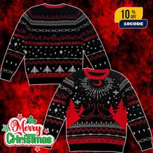 Babymetal Ugly Christmas Sweater Holiday Merch Red Moon Xmas Winter Jumper Gift For Fans