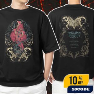 Babymetal World Tour 2025-2026 In Asia Busan International Rock Festival Merchandise Spirit Foxes Event Tee With Tour Dates Backprint Unisex T-Shirt Merchandise