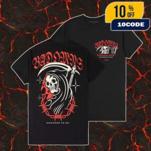 Bad Omens Official Band Merch New Arrivals 2025 Nowhere To Go Unisex Double Sides T-Shirt