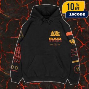 Bad Omens Official Band Merch New Arrivals 2025 Sharingan All Over Print Hoodie