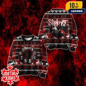 Best Christmas Gifts Slipknot Band Members Artwork Merry Xmas New 2025 Ugly Sweater For Family
