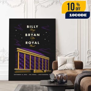 Billy Strings And Bryan Sutton With Royal Masat September 16 2025 At The Signal Concert Hall Chattanooga Tennessee Poster Artwork By Mike Tallman Poster Canvas Home Decor Billy Strings And Bryan Sutton With Royal Masat September 16 2025 At The Signal Concert Hall Chattanooga Tennessee Poster Artwork By Mike Tallman Poster Canvas Home Decor