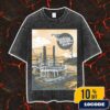 Nine Inch Nails Peel It Back Tour 2025 Dual Layered Poster Online Official Merch Poster With All Artwork From Lyrics Vintage Washed Unisex T-Shirt