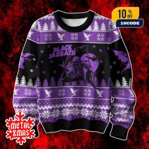 Black Sabbath Ugly Christmas Sweater Rock Band Holiday Gift For Fans