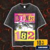 Blink-182 Concert Tee At Riverbend Music Center Cincinnati Ohio On September 16 2025 Missionanry Impossible Tour With Alkaline Trio x Drug Church Artwork By Kyle Crawford Washed T-Shirt