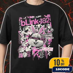 Blink-182 Missionary Impossible 2025 Tour Event Tee Artwork By Kyle Crawford On September 26 2025 At St Louis Merch Unisex T-Shirt