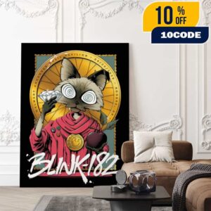 Blink-182 Missionary Impossible 2025 Tour You Are Invited September 24 2025 At Rogers Arkansas Event Poster By Justin Froning Poster Canvas Home Decor
