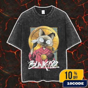 Blink-182 Missionary Impossible 2025 Tour You Are Invited September 24 2025 At Rogers Arkansas Event Poster By Justin Froning Vintage Washed Unisex T-Shirt