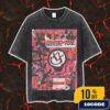 Blink-182 Missionary Impossible Tour Event Poster Artwork By Jordan Kamp Ver 1 On September 27 2025 At Kansas City MO With Alkaline Trio x End It Vintage Washed Unisex T-Shirt