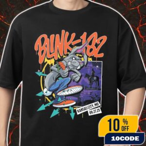 Blink-182 Missionary Impossible Tour Event Tee Artwork By Alex Tillbrook On September 27 2025 At Kansas City MO With Alkaline Trio x End It Merch Unisex T-Shirt
