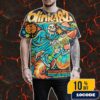 The Offspring Supercharged Worldwide In ’25 Tour On August 31 2025 At Toyota Amphitheatre Wheatland CA Concert Poster Artwork By nychos All Over Print Graphic T-Shirt, Hoodie