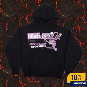 Blink-182 Online Ceramics x Mission Impossible Tour Hoodie Merchandise