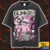 Blink-182 Virginia Beach VA 2025 Merch Poster At Veterans United Home Loans Amphitheater On September 4 2025 Art by Acorn Wash Classic T-Shirt