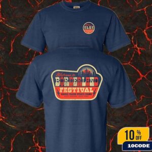 Borderland Festival 2025 In New York Welcome Borderland Fest Navy Tee Merch At Knox Farm State Park East Aurora On September 12 13 14 2025 Classic Two Sides T-Shirt