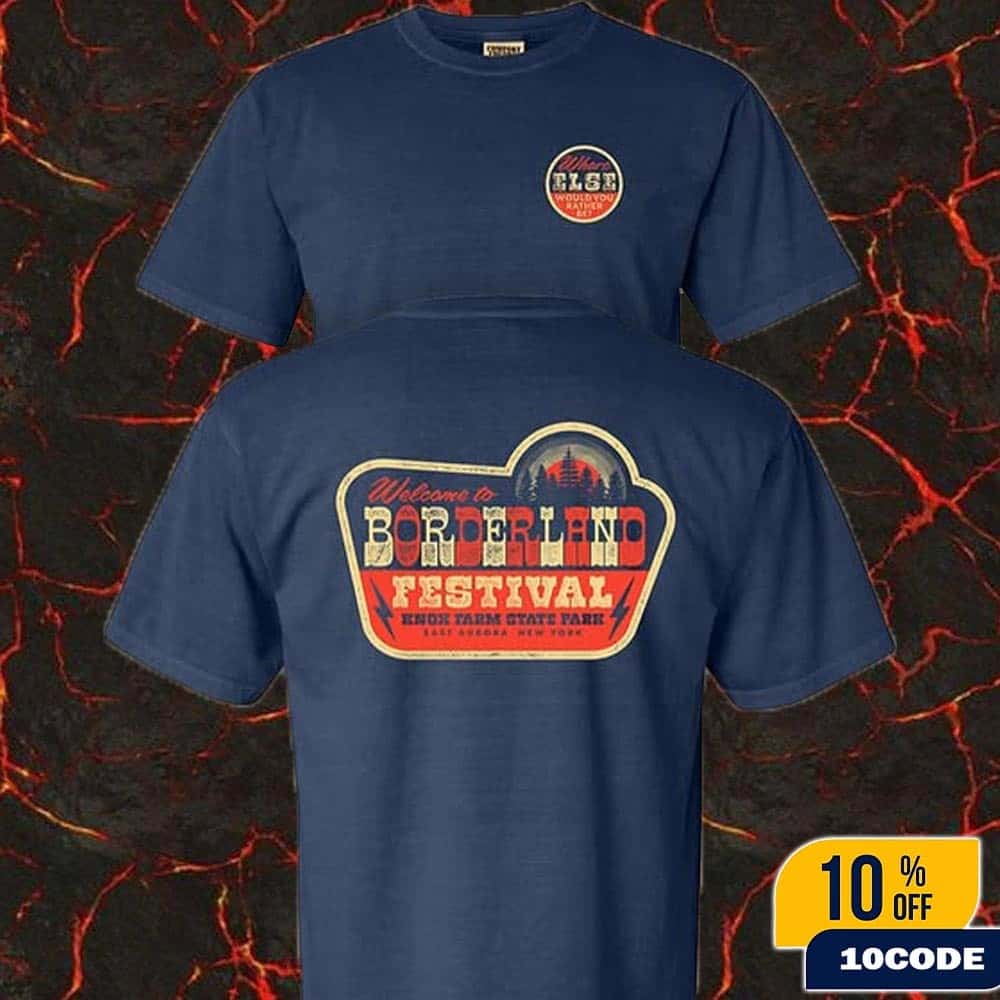 Borderland Festival 2025 In New York Welcome Borderland Fest Navy Tee Merch At Knox Farm State Park East Aurora On September 12 13 14 2025 Classic Two Sides T-Shirt Borderland Festival 2025 In New York Welcome Borderland Fest Navy Tee Merch At Knox Farm State Park East Aurora On September 12 13 14 2025 Classic Two Sides T-Shirt