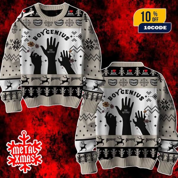 Boygenius Ugly Sweater The Record Christmas Holiday Collection