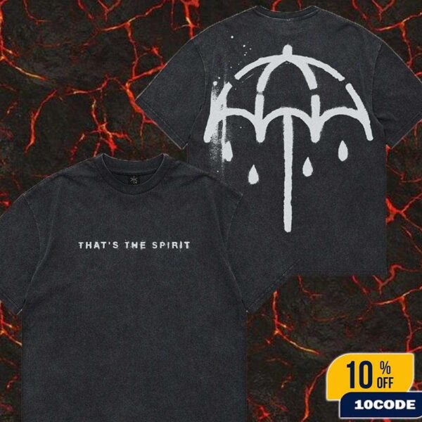 Bring Me The Horizon That’s The Spirit Album Celebrating 10 Years Merchandies Wash T-Shirt