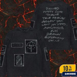 Bring Me The Horizon That’s The Spirit Patch Longsleeve Merchandies Album Celebrating 10 Years Wash T-Shirt