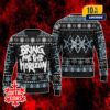 Blink-182 Ugly Christmas Sweater Custom Snowman Punk Rock Holiday Knit