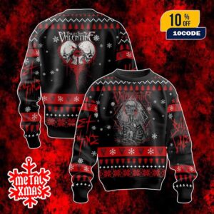 Bullet For My Valentine Snowflake Knit Ugly Christmas Sweater Heavy Metal Fans Jumper
