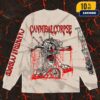 Cannibal Corpse Pitchfork Impalement 2025 North American Tour 2025 Tour Stops Backprint Unisex Tie Dye T-Shirt
