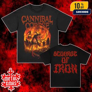 Cannibal Corpse New Merch 2025 Arrivals Scourge Of Iron Unisex T-Shirt