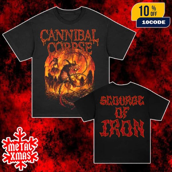 Cannibal Corpse New Merch 2025 Arrivals Scourge Of Iron Unisex T-Shirt