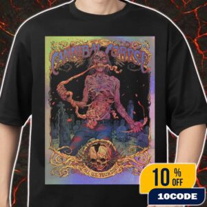 Cannibal Corpse North America 2025 Tour Poster Event On 15 September 2025 At Nashville Tennessee Marathon Music Works Artwork By Vince Locke Merch Unisex T-Shirt