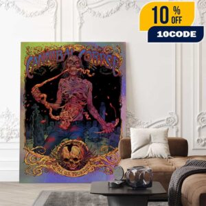 Cannibal Corpse North America 2025 Tour Poster Event On 15 September 2025 At Nashville Tennessee Marathon Music Works Artwork By Vince Locke Poster Canvas Home Decor