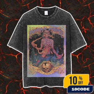Cannibal Corpse North America 2025 Tour Poster Event On 15 September 2025 At Nashville Tennessee Marathon Music Works Artwork By Vince Locke Vintage Washed Unisex T-Shirt