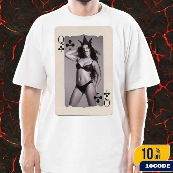 Charli XCX The Queen Of Clubs Pop Magazine Comme des Garçons Crown and Alexander McQueen Bra 2025 Unisex T-Shirt