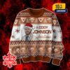 Hank Williams Jr We Say Grace Country Style Ugly Christmas Sweater Holiday Deer Tree Design Gift For Country Music Fans