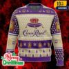 Heineken Beer Ugly Christmas Sweater Green White Holiday Knit Jumper with Red Star Logo Reindeer Tree and Snowflake Pattern