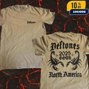 Deftones North American Tour 2025 Merchandise Tee In Toronto Canada September 2025 Fans Gifts Classic Two Sides T-Shirt