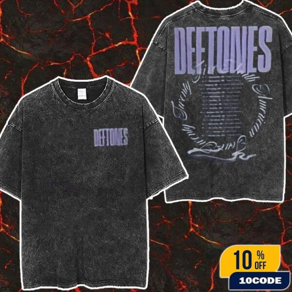 Deftones Private Music North American Tour 2025 Dates List From August To September 2025 Merch Hoodie At Rogers Stadium Wash Two Sides T-Shirt, Hoodie