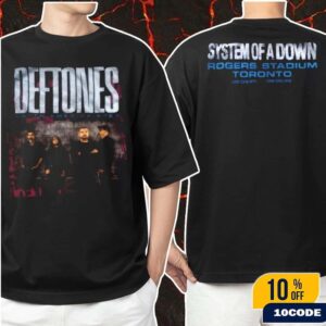 Deftones x System Of A Down Toronto Canada 2025 North America Merch Tee At Rogers Stadium On September 3 And 5 2025 Classic Two Sides T-Shirt