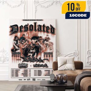 Desolated Finding Peace Release Tour 2025 Europe And UK Dates List On December Home Decor Poster Canvas