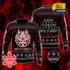 Ghost Band Ugly Christmas Sweater Holiday Reindeer Skull And Papa Emeritus Design Xmas Party Gift For Rock And Metal Fans