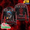Eddie Van Halen Ugly Christmas Sweater Go Ahead And Jump Rock Band Holiday Knit Jumper