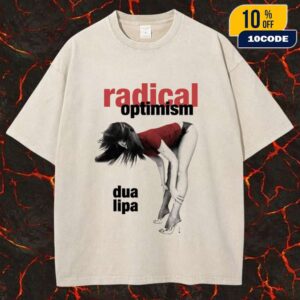 Dua Lipa Radical Optimism Camiseta Radical Beauty Unisex Washed Tee