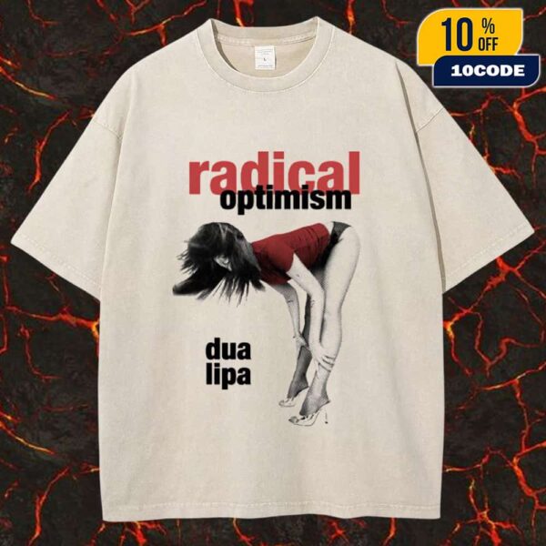 Dua Lipa Radical Optimism Camiseta Radical Beauty Unisex Washed Tee