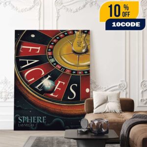 Eagles Live In Concert At Sphere Las Vegas On September 12-13 2025 At MSG Sphere Event Poster Artwork By Dannnprints Studio Poster Canvas Home Decor